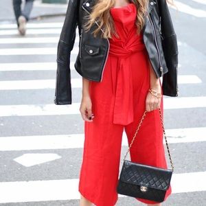 Asos red jumpsuit